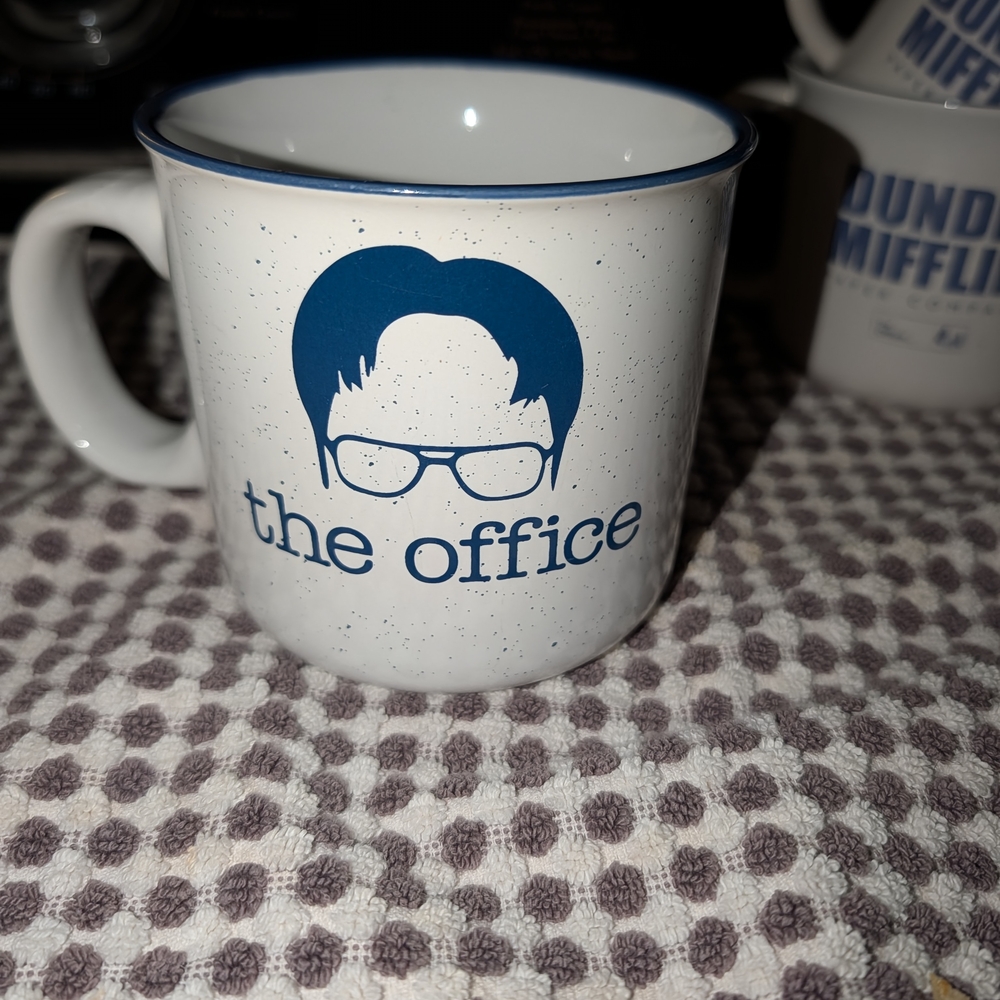The Office White and Blue Mug